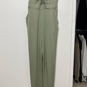 Derek Heart Sage Green Women's Jumpsuit